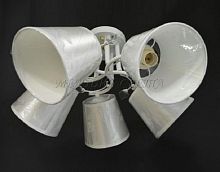 Люстра потолочная пятирожковая Мелодия Света Е27 220В Белая картинка 